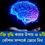 স্মরণশক্তি বৃদ্ধি করার উপায় - ৬টি সহজ কৌশল।