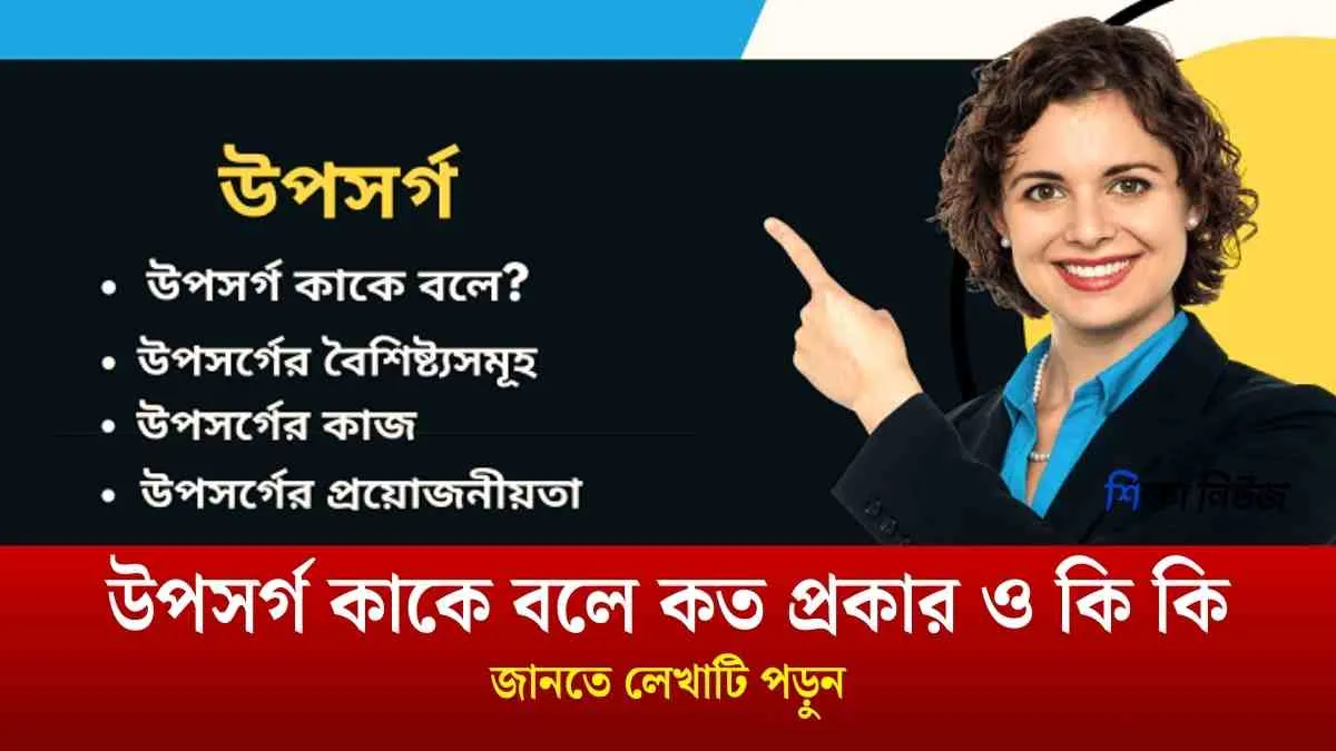 উপসর্গ কাকে বলে কত প্রকার ও কি কি জানুন।