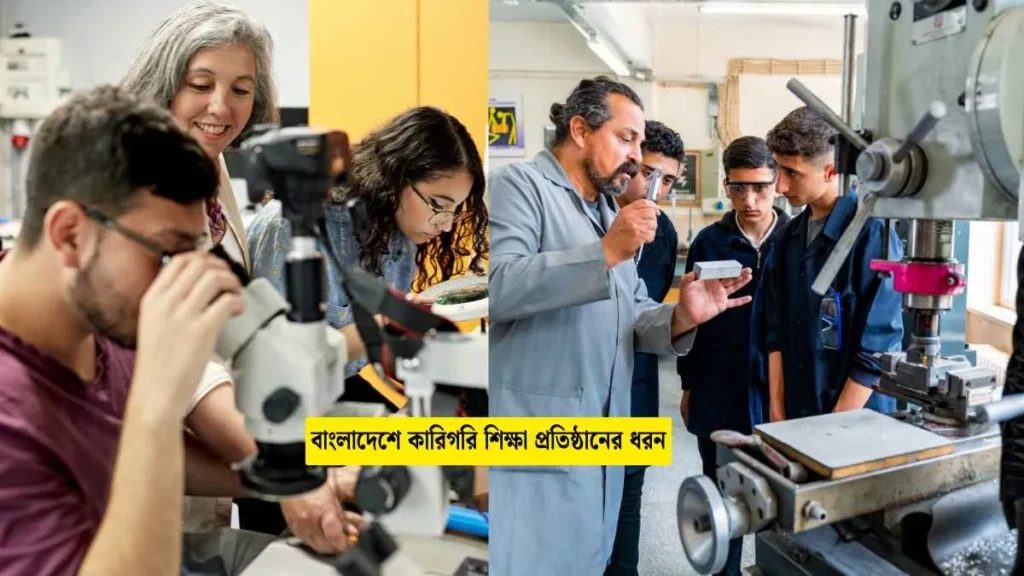 বাংলাদেশে কারিগরি শিক্ষা প্রতিষ্ঠানের ধরন