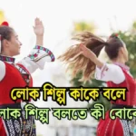 লোক শিল্প কাকে বলে। লোক শিল্প বলতে কী বোঝো জানুন।