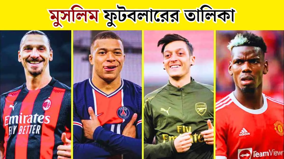 মুসলিম ফুটবলারের তালিকা